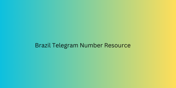 Brazil Telegram Number Resource