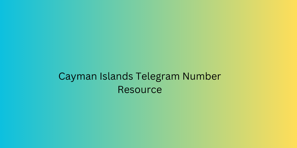Cayman Islands Telegram Number Resource