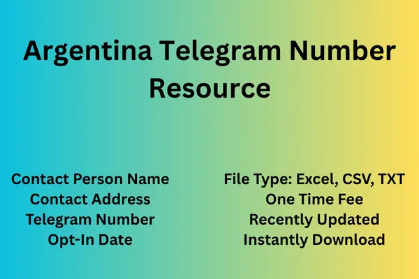 Argentina telegram number resource