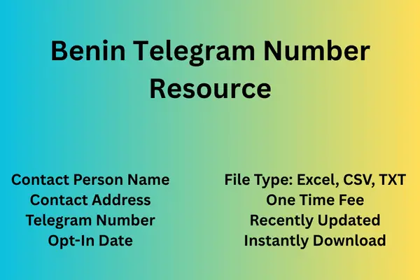 Benin telegram number resource