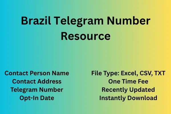 Brazil telegram number resource