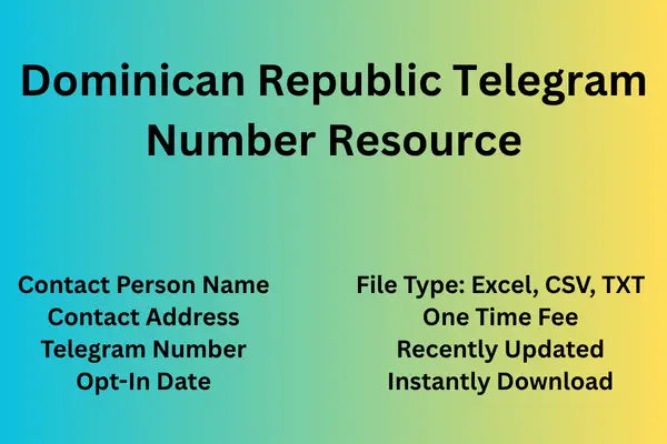 Dominican Republic telegram number resource