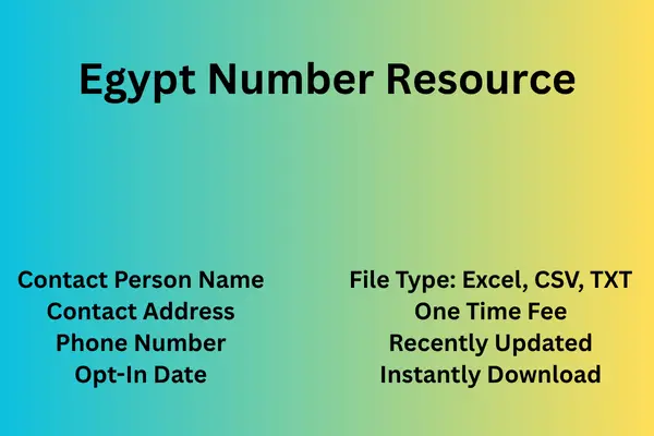 Egypt number resource