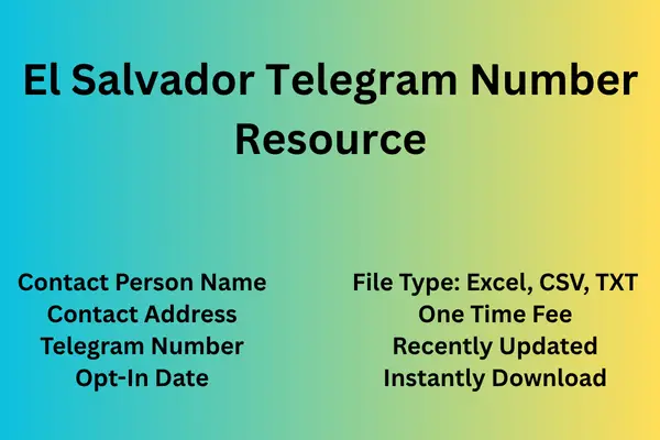 El Salvador telegram number resource