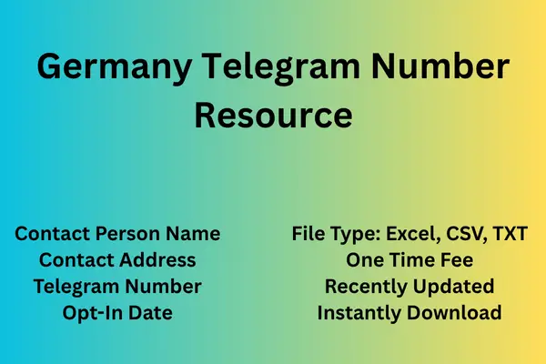 Germany telegram number resource