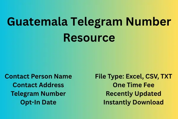 Guatemala telegram number resource