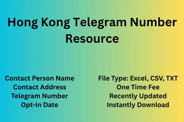 Hong Kong telegram number resource