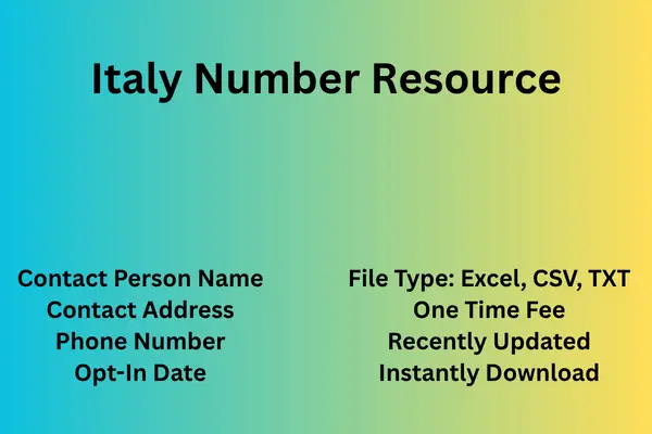 Italy number resource