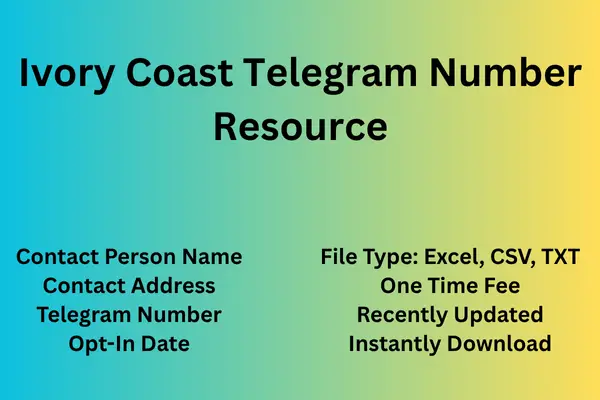 Ivory Coast telegram number resource