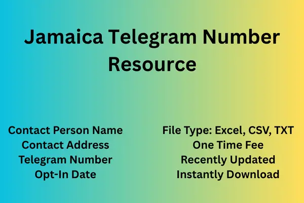 Jamaica telegram number resource