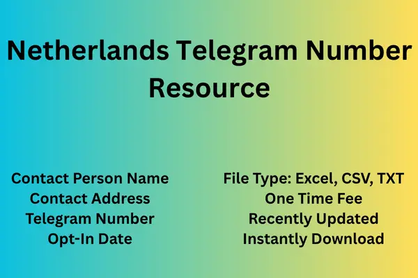 Netherlands telegram number resource