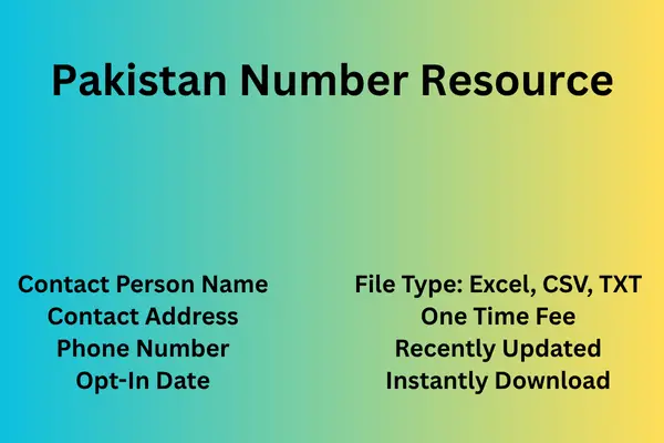 Pakistan number resource