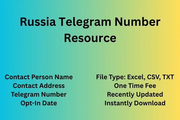Russia telegram number resource