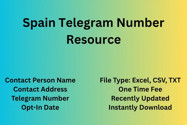 Spain telegram number resource