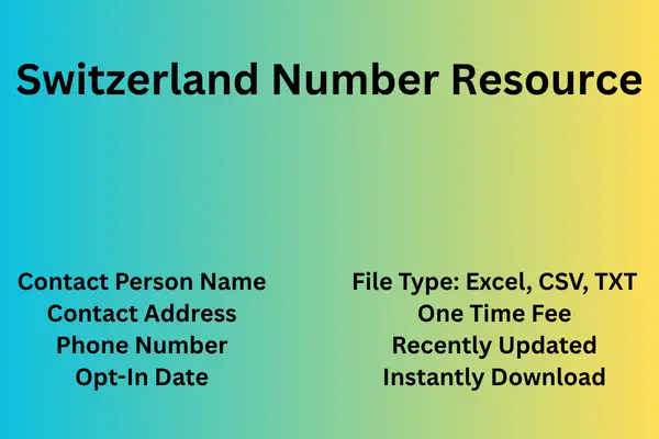 Switzerland number resource