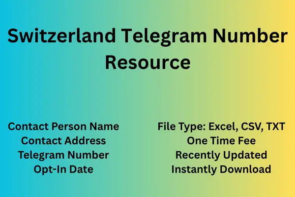 Switzerland telegram number resource