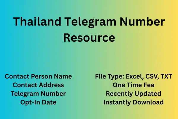 Thailand telegram number resource