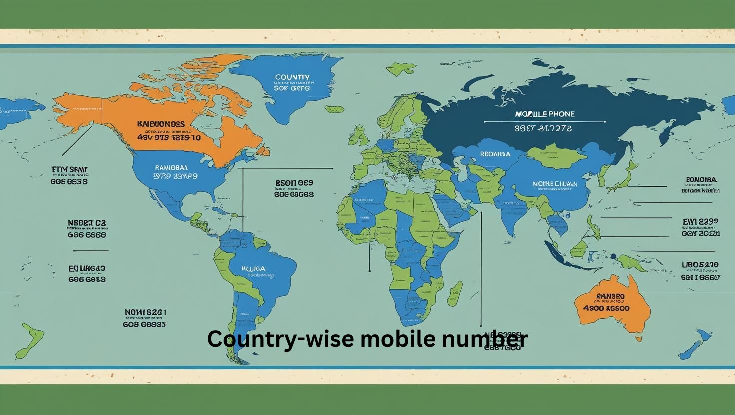 Country-wise mobile number